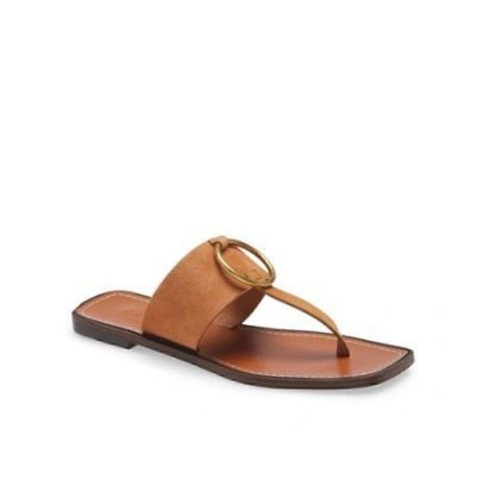 Frame Le Brentwood Slide Sandal in Whiskey Suede NWOB Size 39 1/2